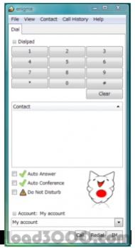 Enigma Softphone screenshot